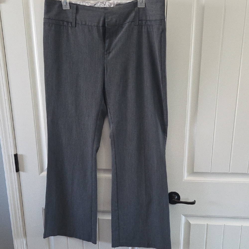 Maurices Charcoal Wide-Leg Pants 17/18 LONG